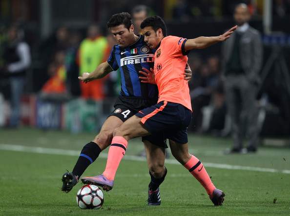 Pedro pelea en San Siro por conseguir un sitio en la final de Champions
