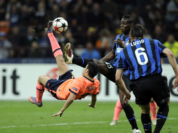 Pedro pelea en San Siro por conseguir un sitio en la final de Champions