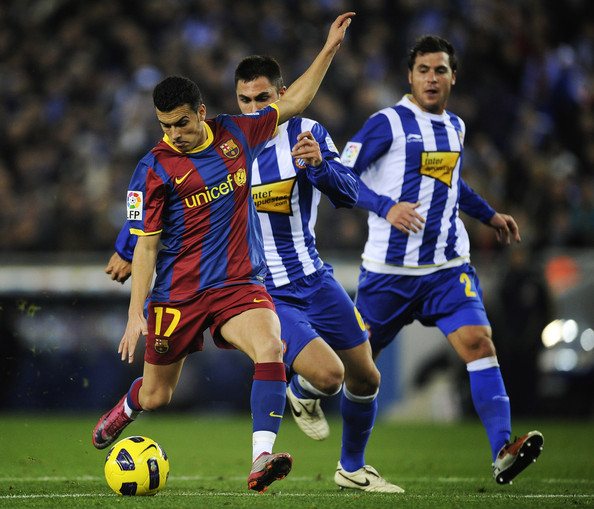 R.C.D. Espanyol 1 - F.C. Barcelona 5 (18-12-10) Primera división