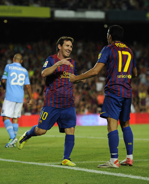 F.C. Barcelona 5 - S.S.C. Nápoles 0 (22-08-11) Trofeo Gamper	