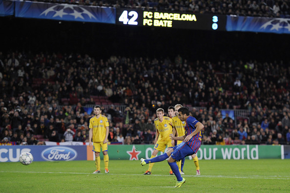 F.C. Barcelona 4 - BATE Borisov 0 (06-12-11) Champions League