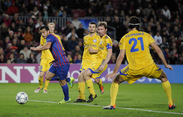 F.C. Barcelona 4 - BATE Borisov 0 (06-12-11) Champions League
