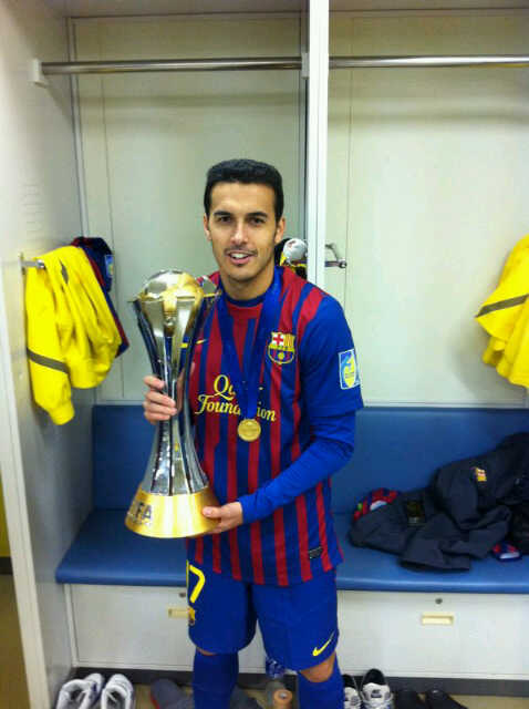 Pedro conquista su segundo Mundial de Clubes (18-12-11)