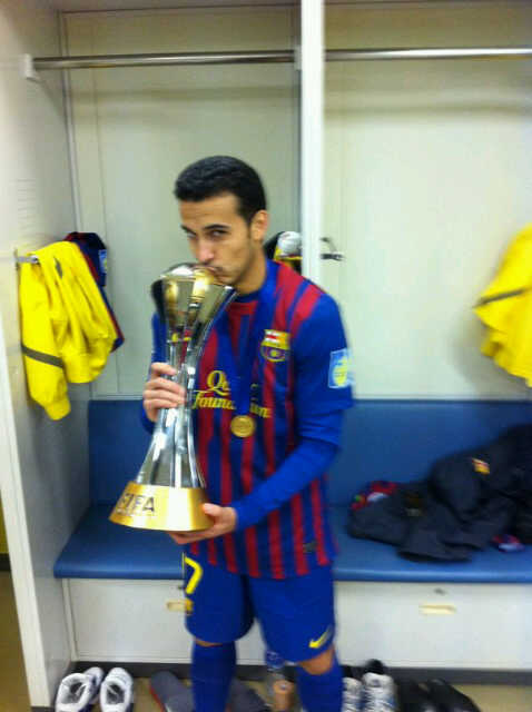 Pedro conquista su segundo Mundial de Clubes (18-12-11)