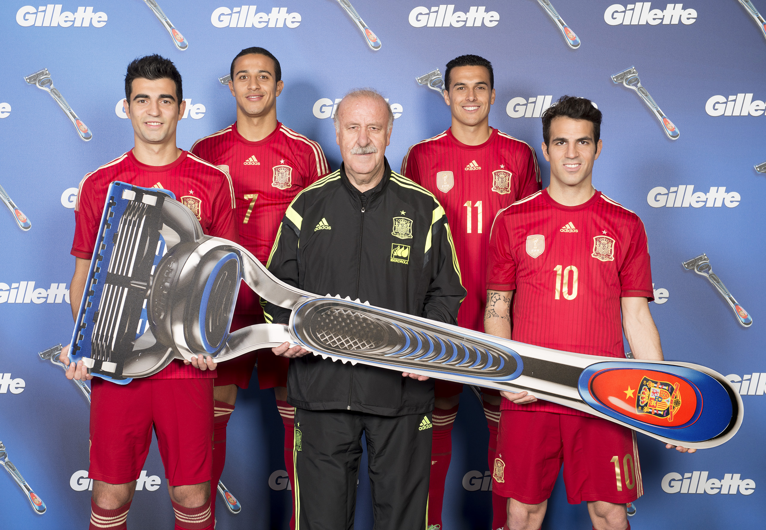 Pedro protagoniza la campaña ‘Alma de acero’ de Gillette con la Selección (04-03-14)