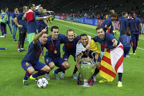 Pedro conquista su tercera Champions League ante la Juve en Berlín, 1-3 (08-06-15)