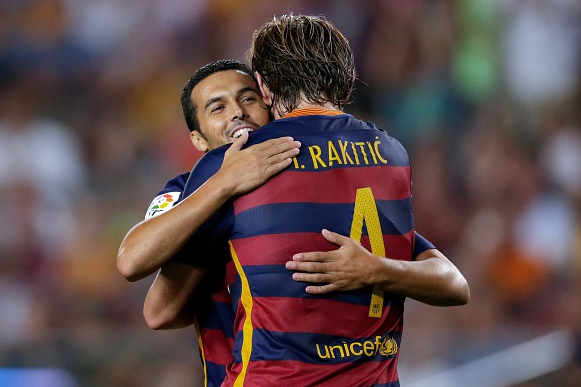 F.C. Barcelona 3 - A.S. Roma. 50º Trofeo Gamper 0 (05-08-15)