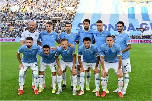 Pedro, en elonce inicial del Derby Della Capitale